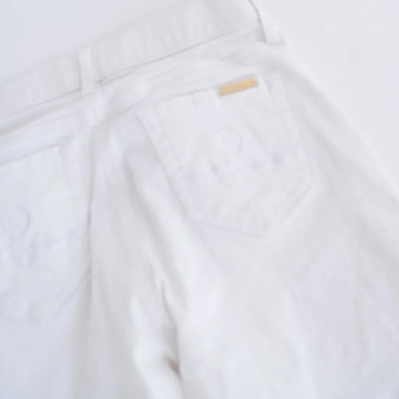 Lilly Pulitzer  South Ocean White Skinny Denim Jeans Size 8 - Picture 13 of 13